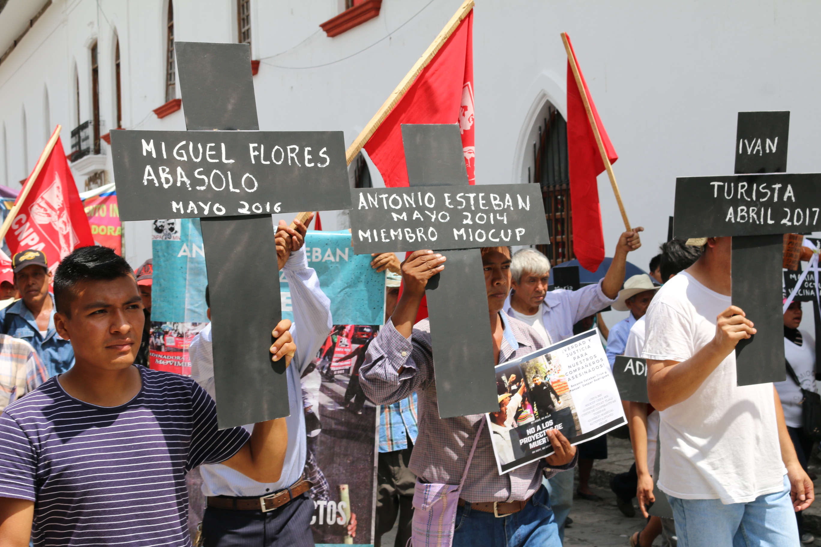 Pronunciamiento: marcha por la verdad y justicia por los defensores de la tierra y territorio de Cuetzalan asesinados
