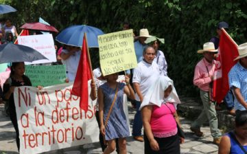 San Miguel Tzinacapan rechaza la violencia