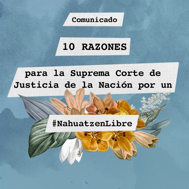10 razones para la Suprema Corte de Justicia de la Nación por un #NahuatzenLibre