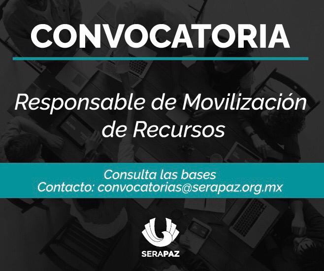 Convocatoria: Responsable de Movilización de Recursos