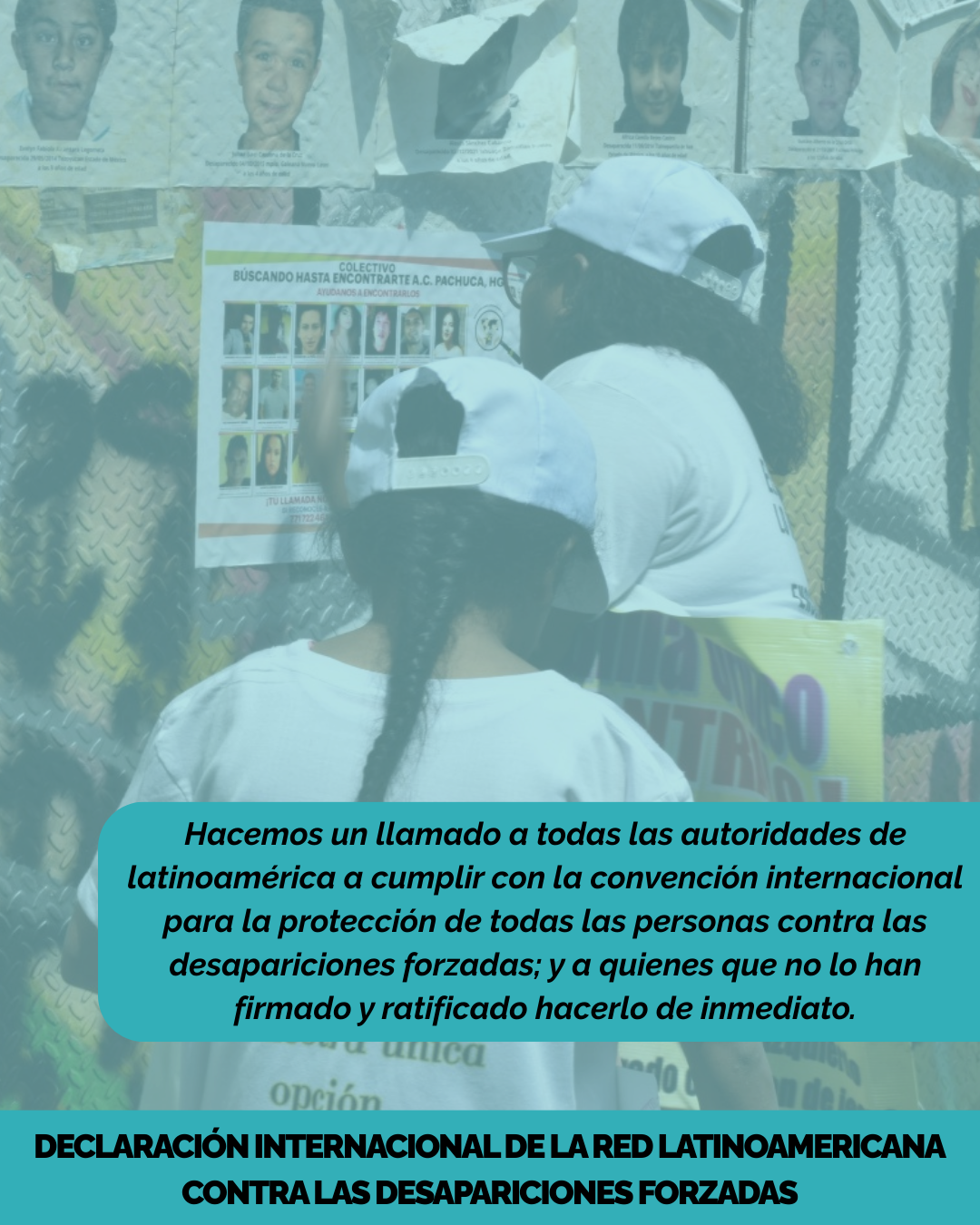 Declaración Internacional de la Red Latinoamericana contra las Desapariciones Forzadas